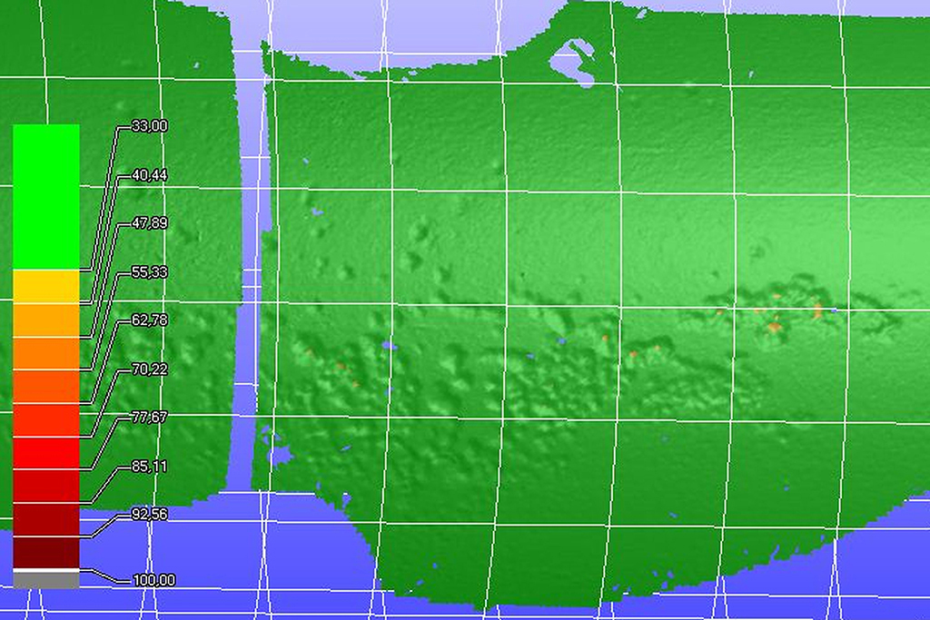 Modélisation de dommage localisé par VT3D