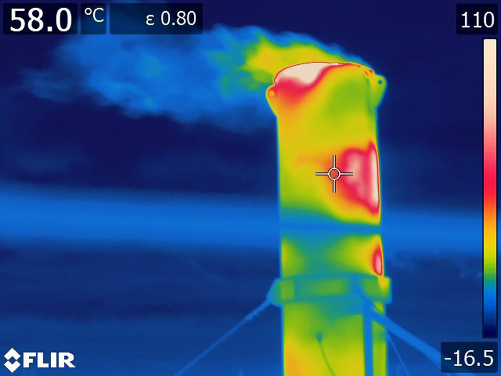 Inspection thermographique par drone