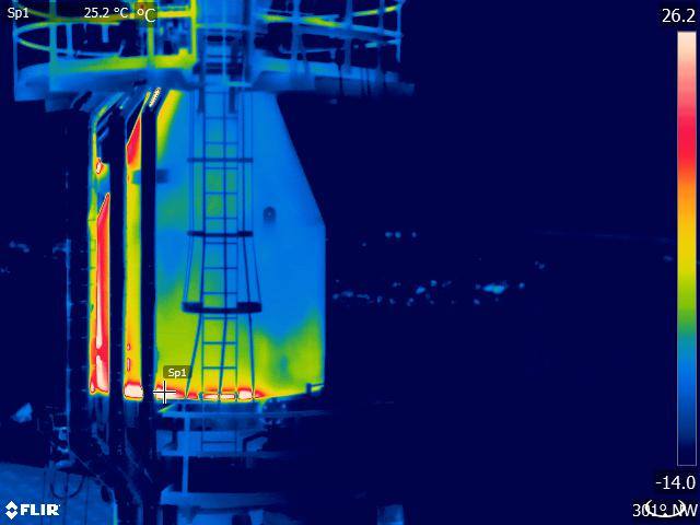 Inspection thermographique par drone