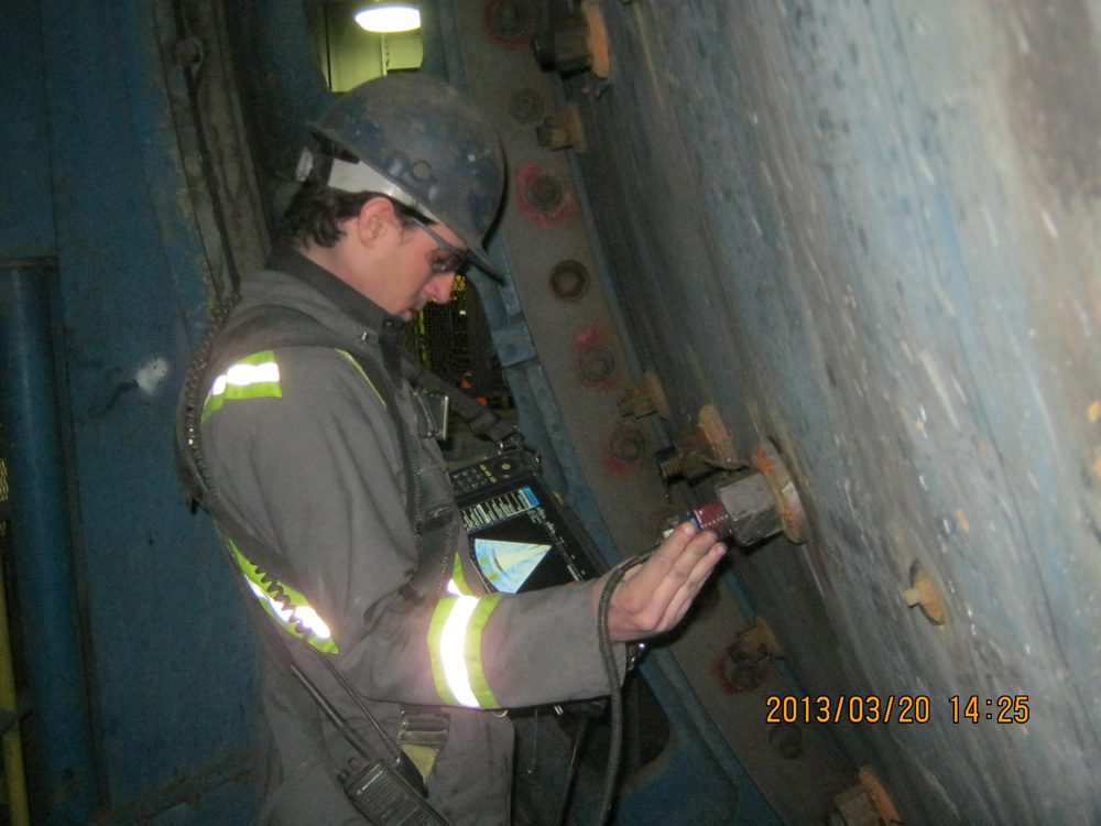 Inspection de boulons par PAUT